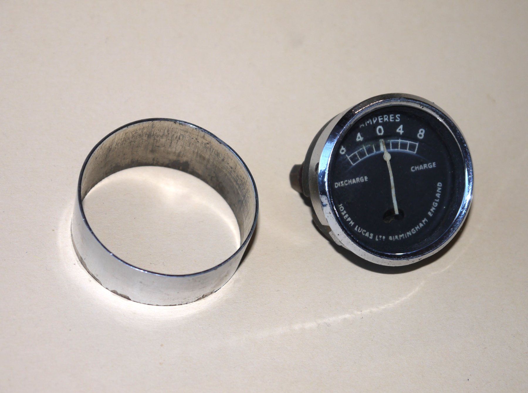 Lucas Alle Motorradersatzteile: Oldtimer Amperemeter von Lucas – Gebraucht aus Riazzino von bertowe 2