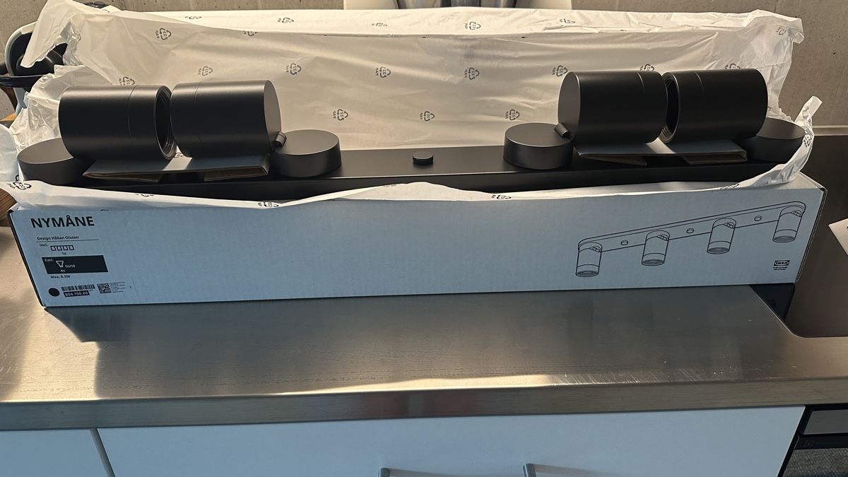 Ikea Lampadari & plafoniere: NYMÅNE Deckenspot / 4 Spots, anthrazit, neu – Nuovo e nell'imballaggio originale da Zürich venduto da lau_llr8 2
