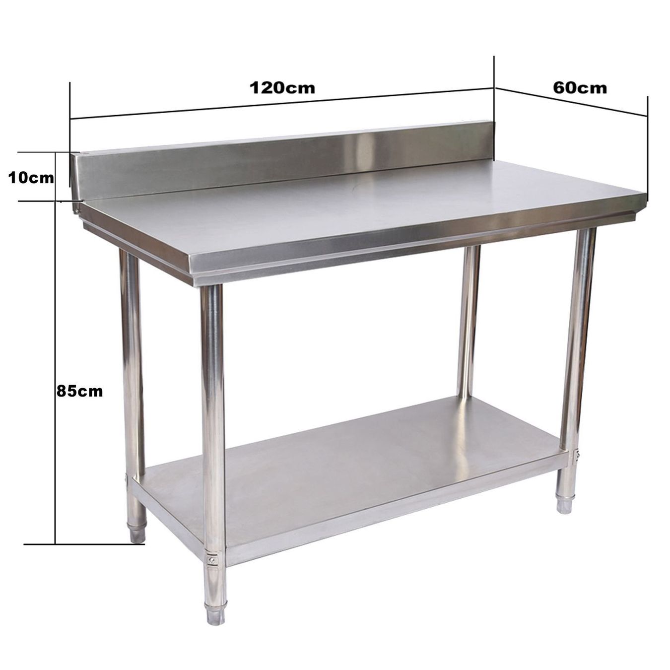 Mobili & Arredamento: Edelstahl Arbeitstisch 120x60x85cm – Nuovo e nell'imballaggio originale da Bottighofen venduto da zaap 5