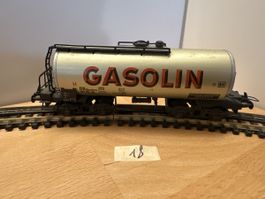 Modelleisenbahn Kesselwagen Gasolin DB silberfarben