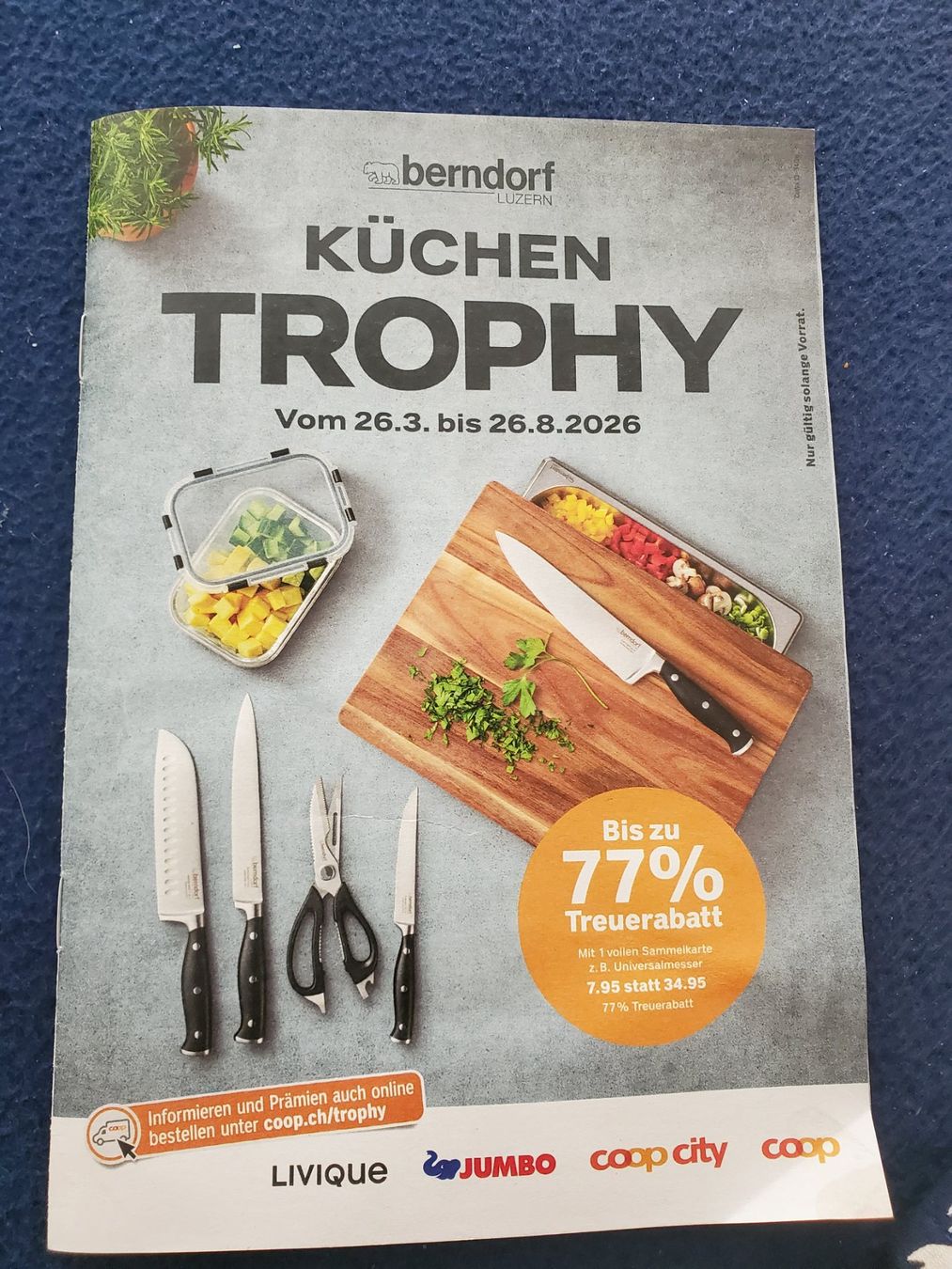 Coop Raccolte di bollini & punti: Coop Küchen Trophy – Nuovo (secondo la descrizione) da Winkel venduto da Shereina