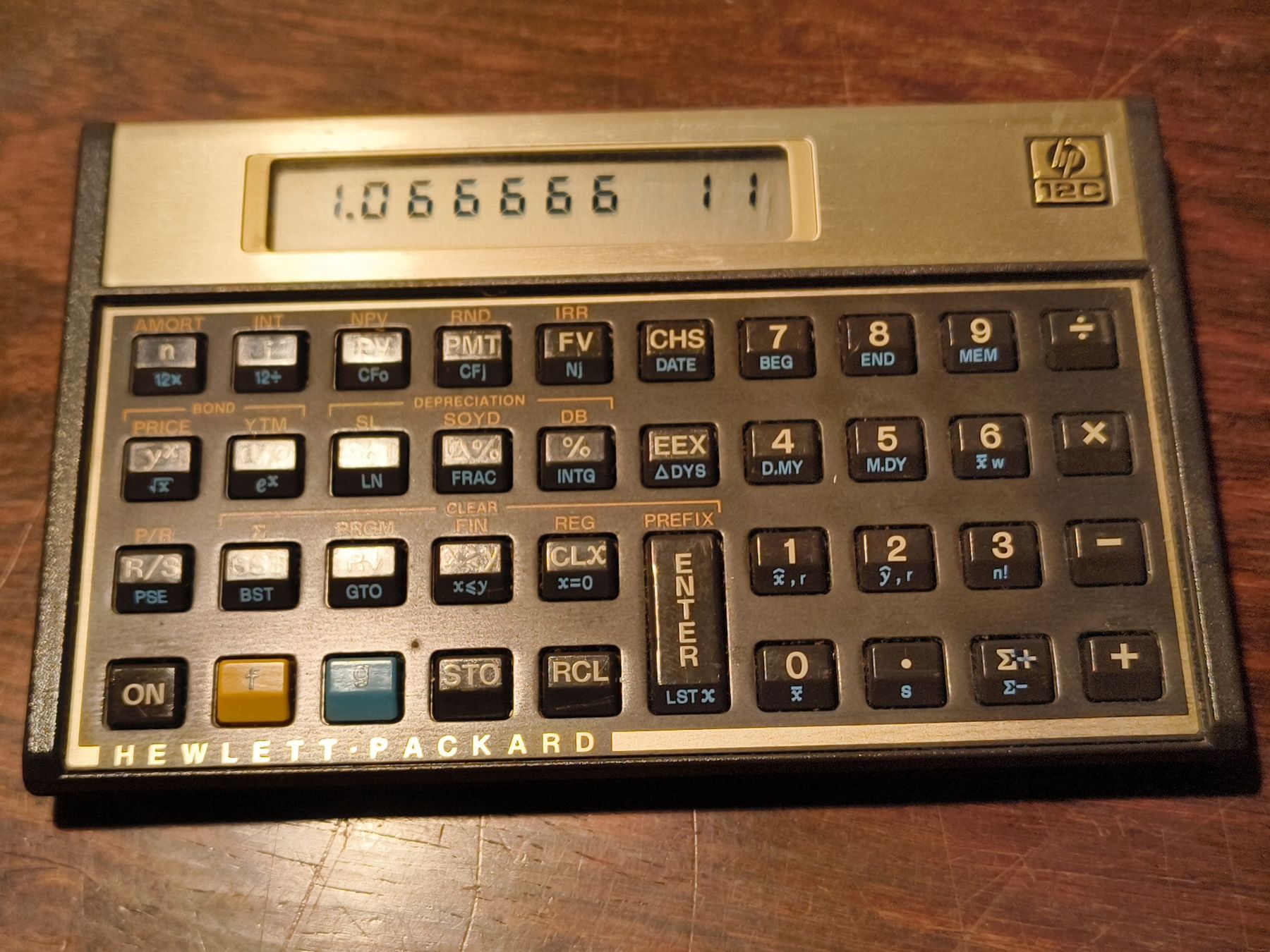 Hewlett Packard Taschenrechner: HP 12C Financial Programmable Calculator RPN Taschenrechner – Gebraucht aus stettlen von VintageBern_ch 1