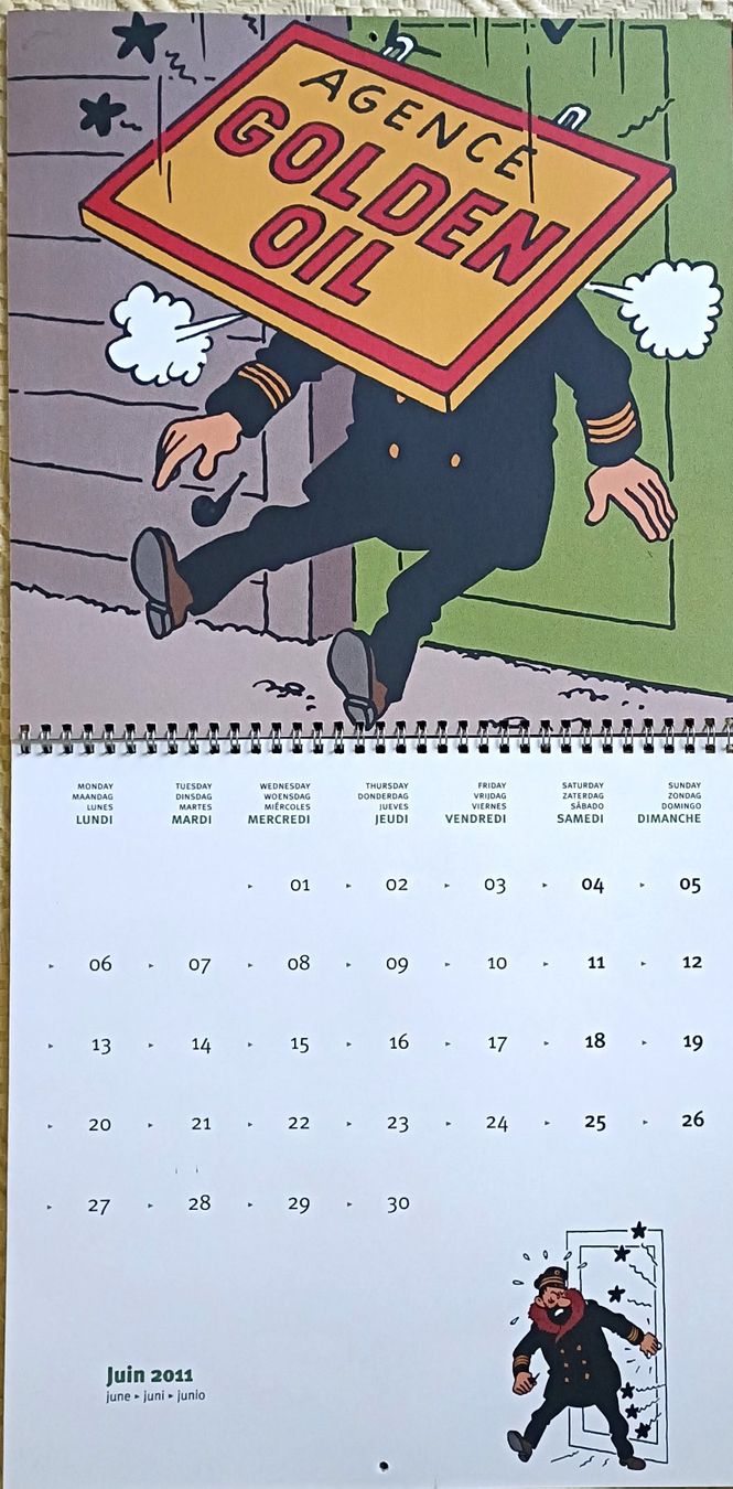 Calendari: Tintin, calendrier 2011, – Nuovo (secondo la descrizione) da Evilard venduto da mic_yp8t 1