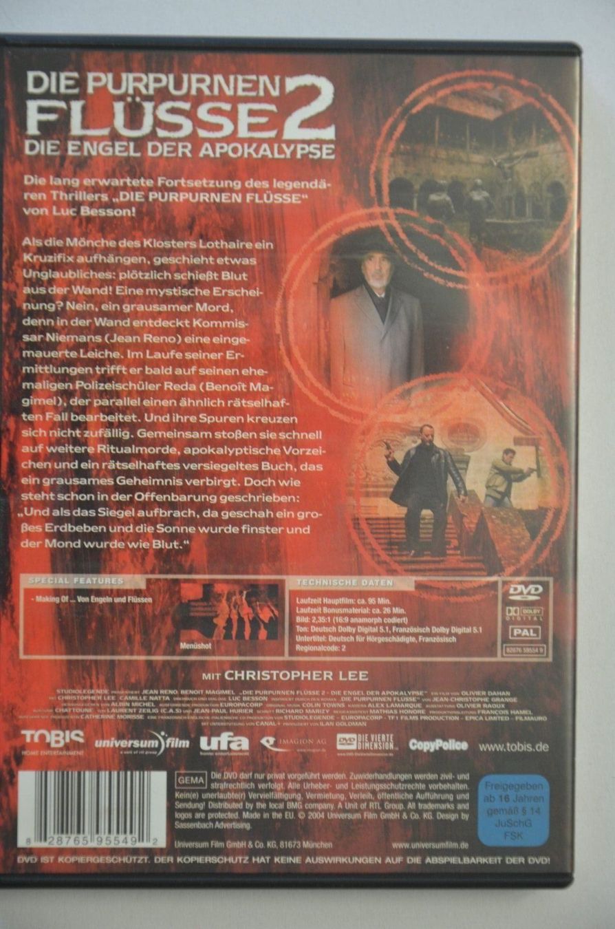 Tutti i DVDs: Die Purpurnen Flüsse 2 – Nuovo (secondo la descrizione) da Wetzikon ZH venduto da bausie 1