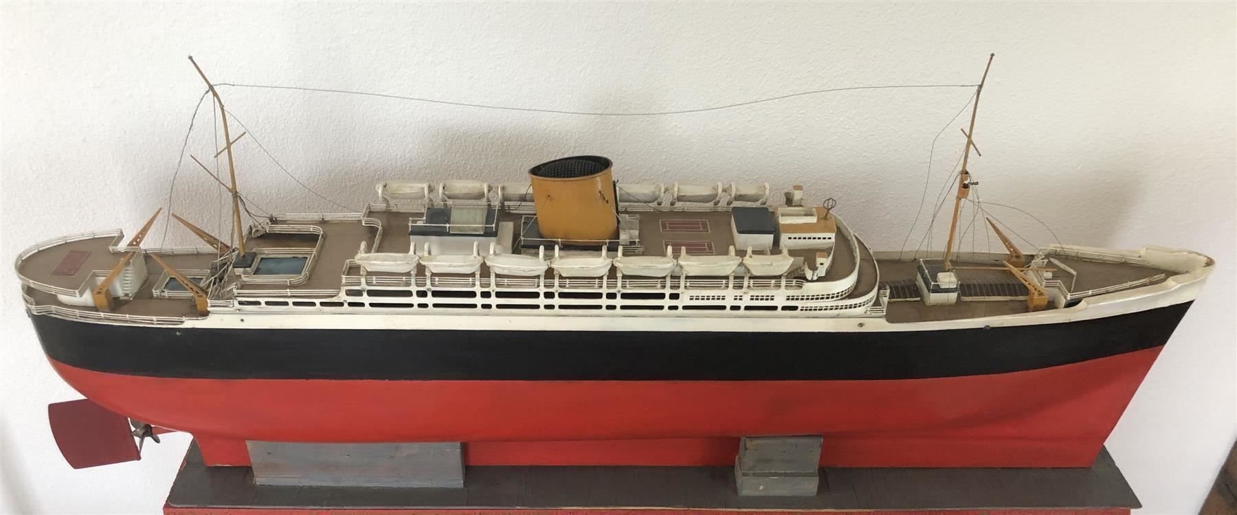 Kit di modellismo & Modellini statici: GROSSES DAMPFSCHIFF-Modell "ANDES" - 107 cm – Usato da Appenzell venduto da Zimiuno 2