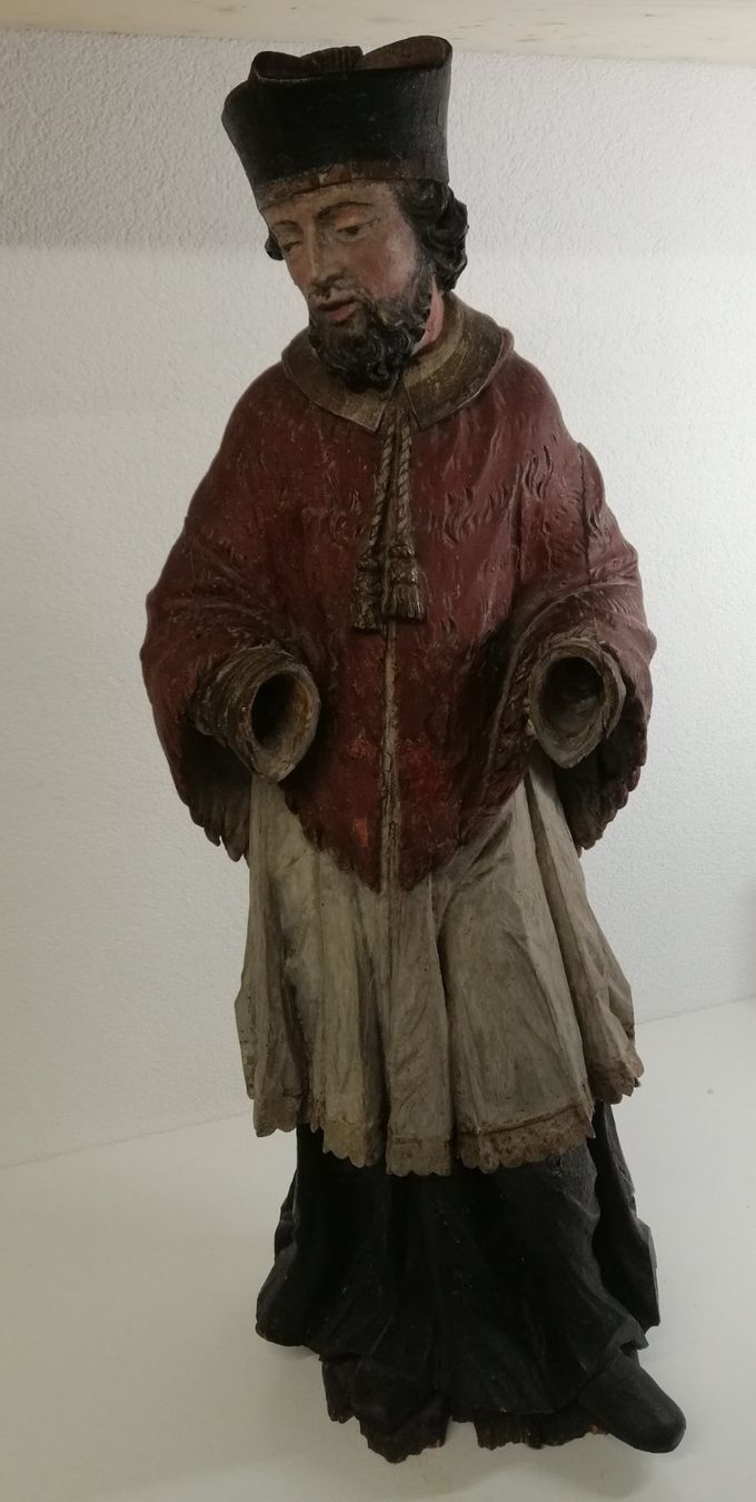 Skulpturen & Statuen: Antike Skulptur "Hl. Nepomuk" 18.Jh. – Gebraucht aus Mörschwil von Erwin8242 1