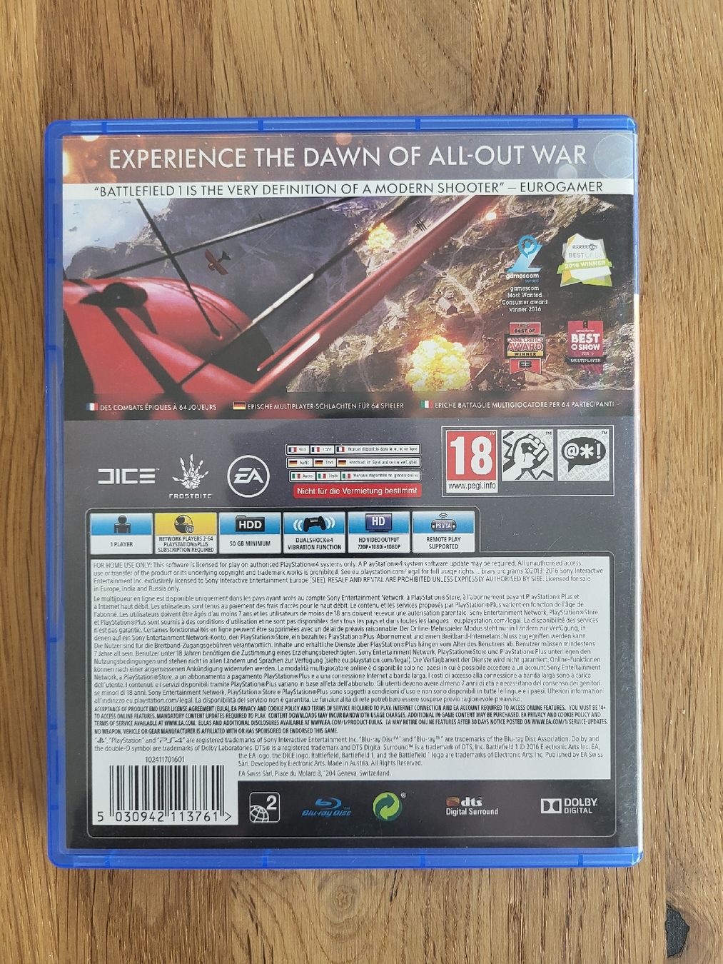 Spiele: Battlefield 1 PS4 – Neu (gemäss Beschreibung) aus Engelburg von ramon9014 1