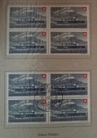 1947, Geschenkheft Pro Patria ET, im 4-Block Kt. 230.-++
