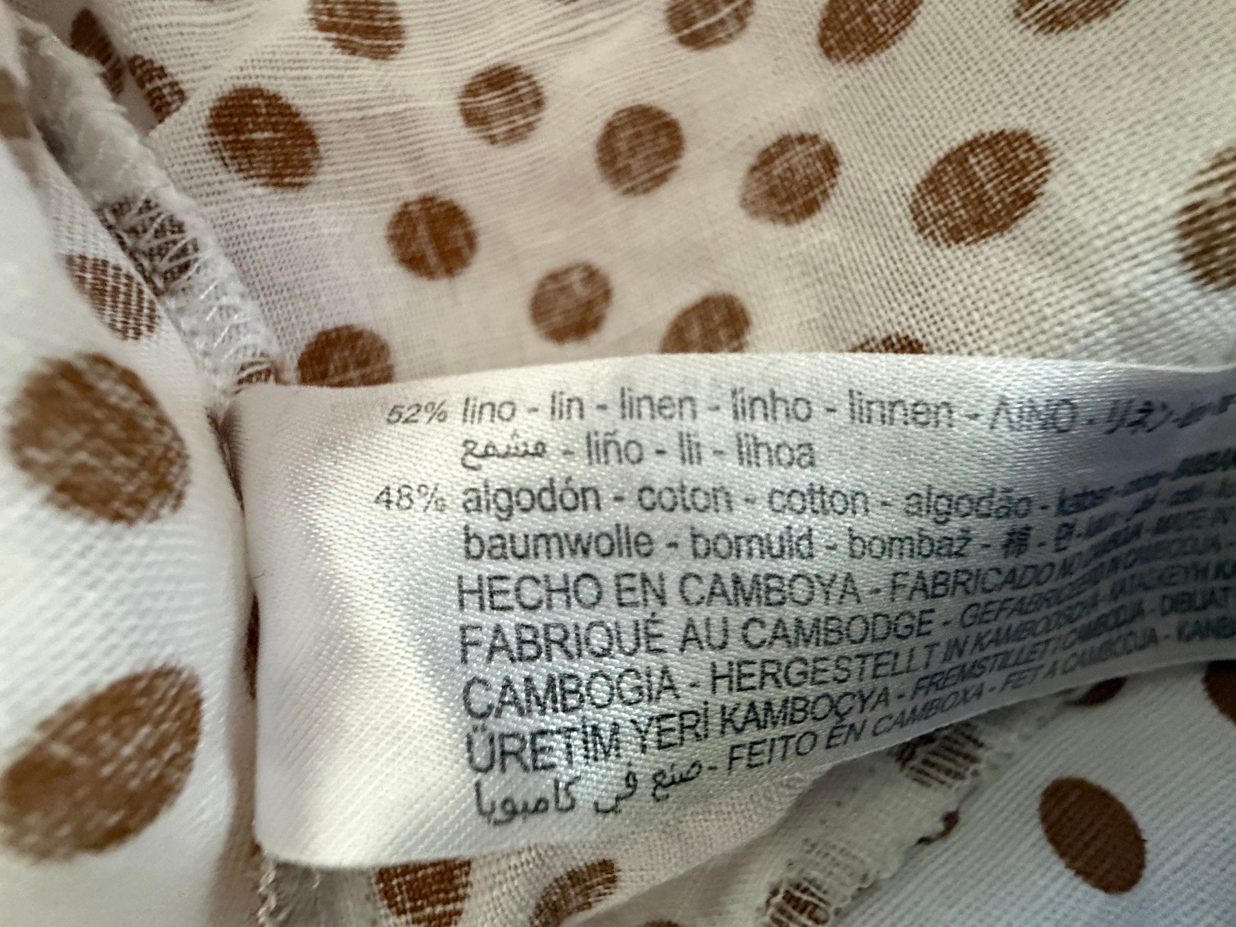 Zara Camicette: Bluse Zara XS Leinen Baumwolle – Nuovo (secondo la descrizione) da Kirchdorf AG venduto da coco123 3