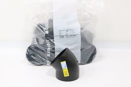 10x GEBERIT Pe Bogen, Winkel: 45°, DN:125 (26061073PL)