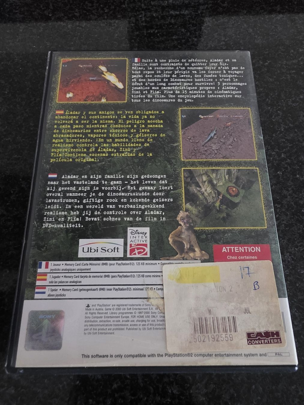 Spiele: Disney's Dinosaur PS2 – Gebraucht aus Chavornay von Crash37 1