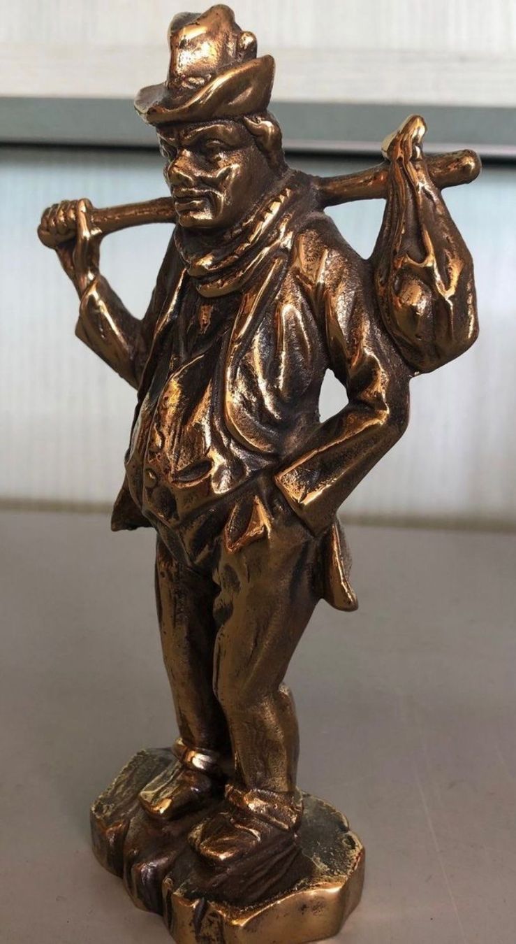 Skulpturen & Statuen: Massive Messing Mann – Gebraucht aus Olten von sportwelt 5