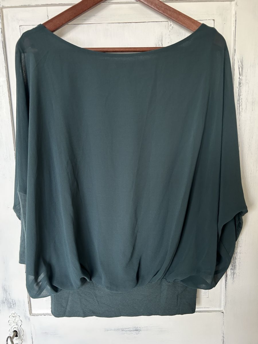 Esprit Camicette: Esprit Damen Bluse petrol Gr. 38 – Usato da Bachenbülach venduto da danielaa0102 1