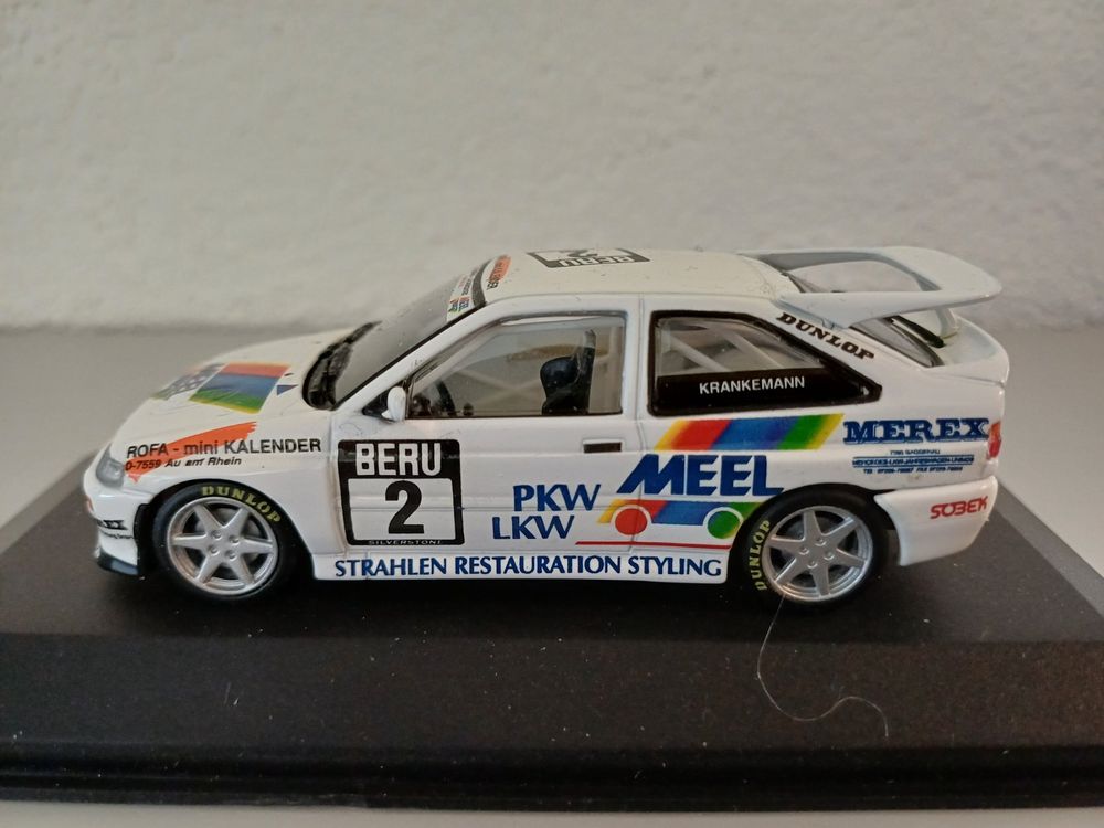 MINICHAMPS 1/43 Ford Escort Cosworth DTT 1994 Team Wolf Huertgen - Neuf En Boîte