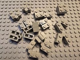 Lego 10x Scharnierstein (3830c01) alt hellgrau