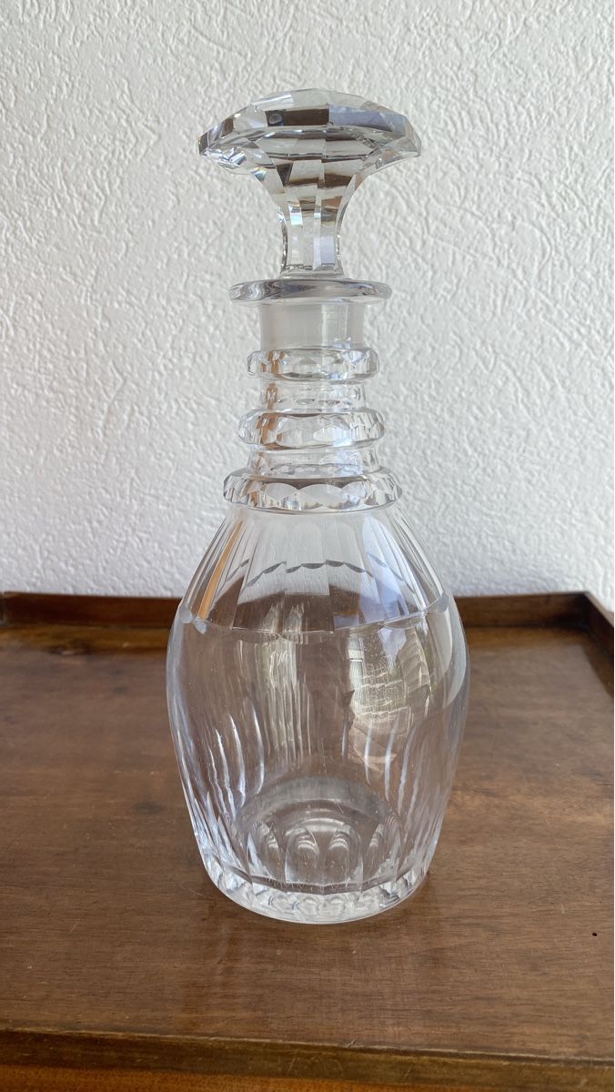 Caraffe: Elegante Kristallkaraffe mit Schliffmuster – Usato da Burgdorf venduto da gre_2ftz
