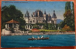 AK Schloss Schadau Thun mit See