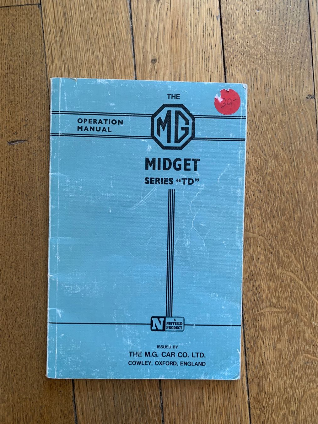 Libri: MG Midget TD Operation Manuel – Usato da Obfelden venduto da Zocci