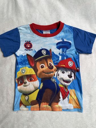 Paw Patrol T-Shirt blau mit Motiv Kinder Grösse 100