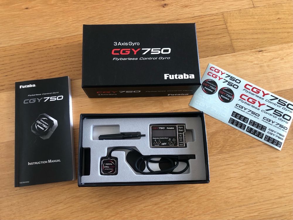 FUTABA 3 Axis Gyro CGY 750 Flybarless Control Gyro (Neu (gemäss