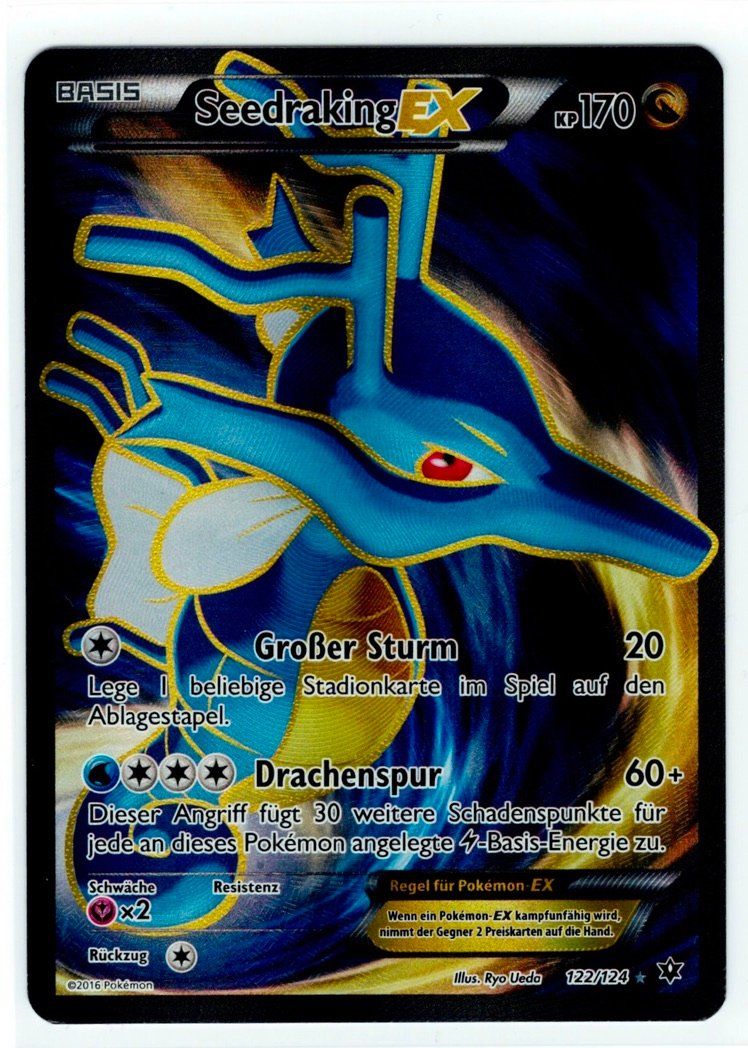 Pokémon Sammelbilder & Trading cards: Seedraking EX 122 – Gebraucht aus Zürich von PACE79