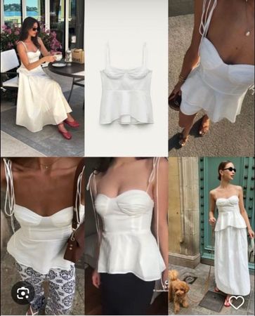 Haut Zara blanc