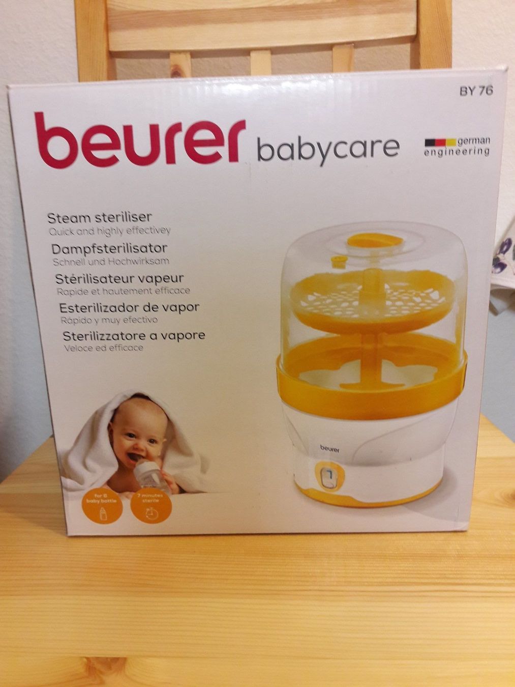Pasti del neonato: Beurer Dampfsterilisator BY 76 – Nuovo e nell'imballaggio originale da Glattfelden venduto da Roman2504
