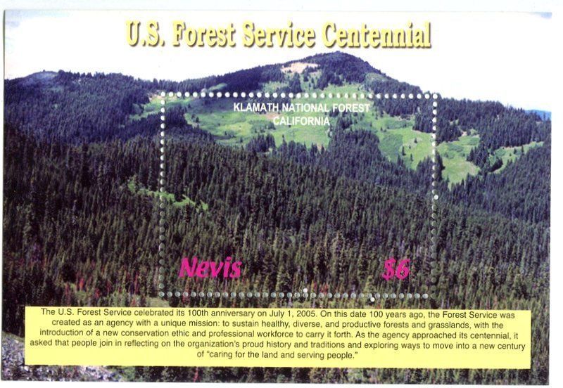 Tous les timbres: Block "Wald". Nevis. – Neuf avec emballage d'origine à Basel par Butsch5