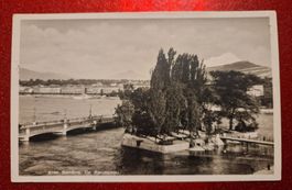 Geneve Genf, Ile Rousseau, 1930