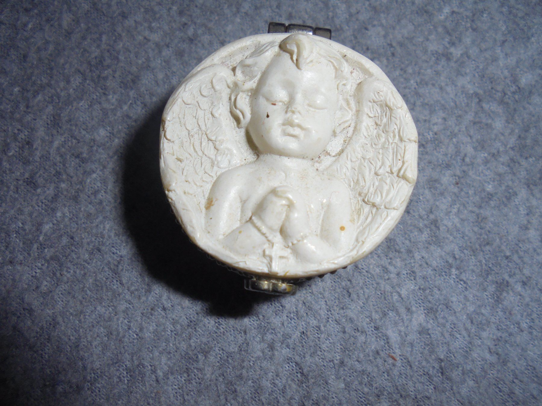 Statuette: Engel Dose Betender Engel Schmuckdose Vintage Sha... – Usato da Rüschegg-Heubach venduto da Ofen111