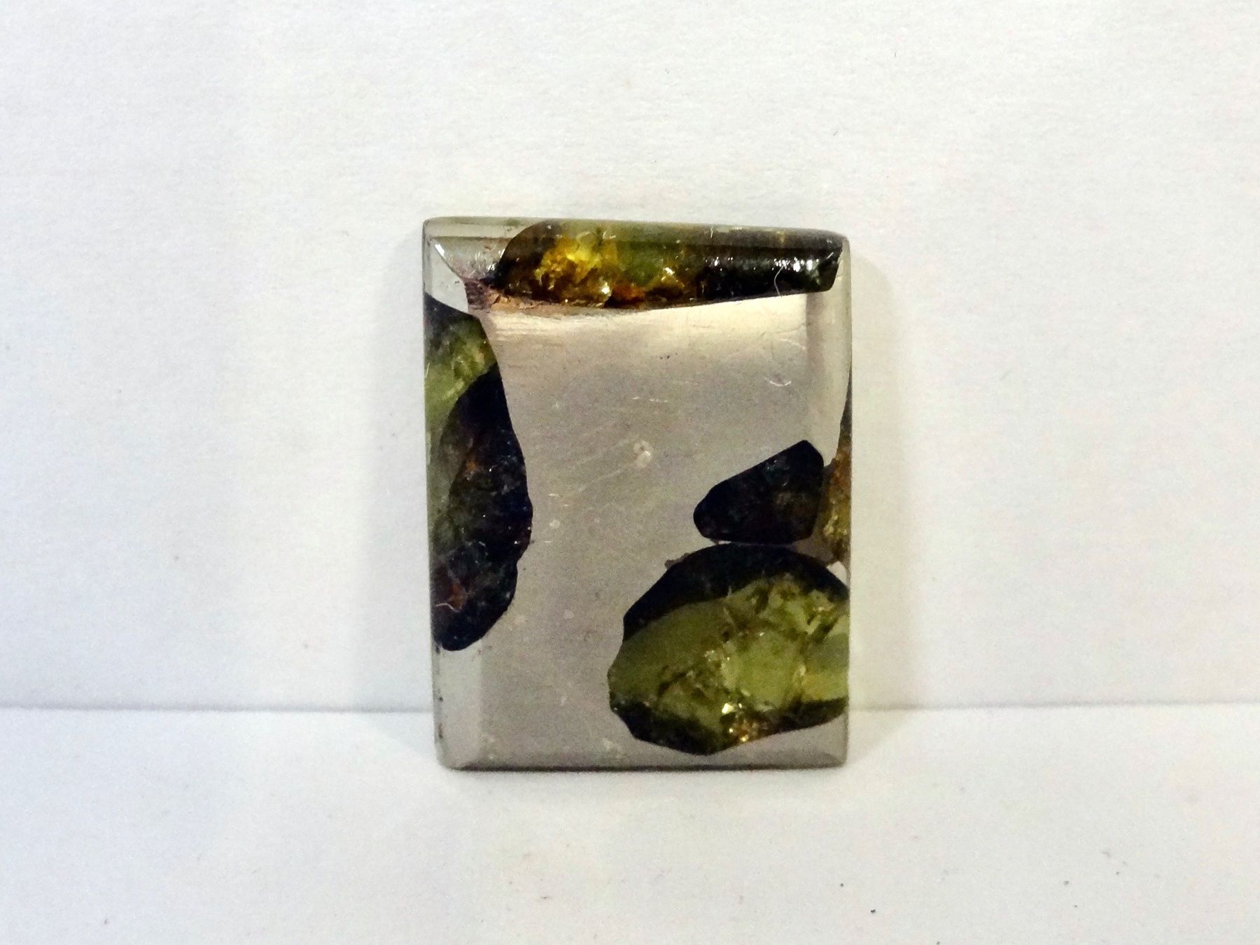 Minerali & Pietre curative: Meteorit PALLASIT Eisen-Stein-Meteorit ESQUEL ARGENTINIEN – Nuovo (secondo la descrizione) da Kerzers venduto da djstarsky73 2