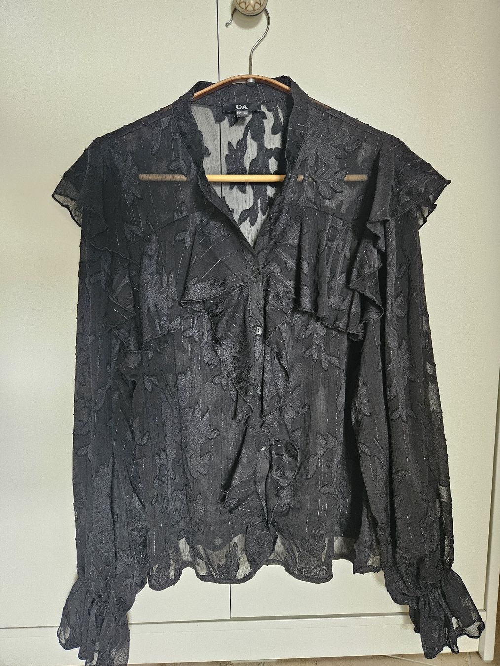 C&A Camicette: Bluse, Schwarz, Grösse 38, NEU! – Nuovo (secondo la descrizione) da Zürich venduto da the_k8dc 2