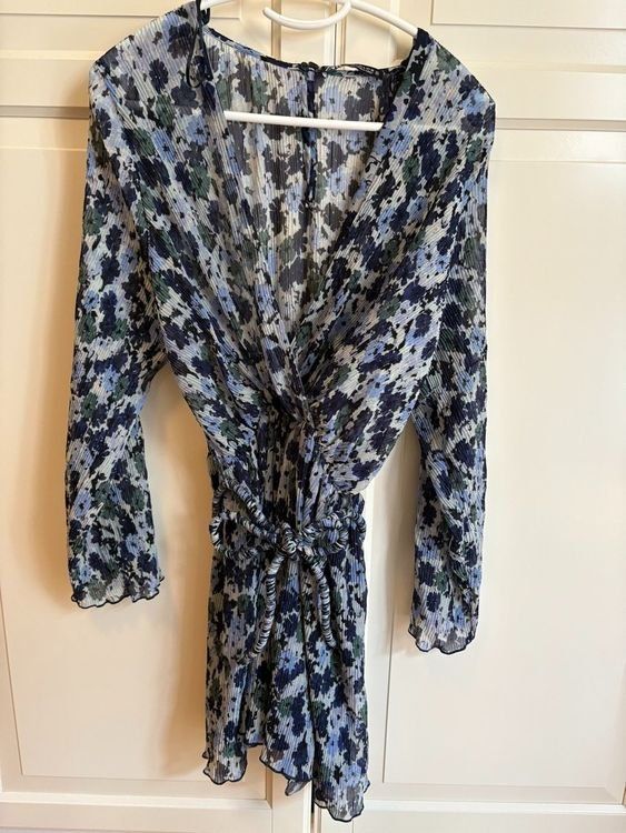 Zara Tute: Blauer gemusterter Jumpsuit, Zara, S – Usato da Zürich venduto da Sera.13 5