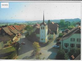 Villars-le-Grand - milieu du village avec la tour