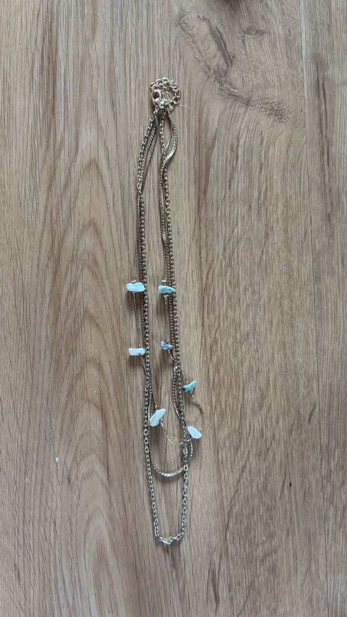 Catenine: Goldene Halskette, 3-lagig, Modeschmuck – Usato da Roggwil BE venduto da R..
