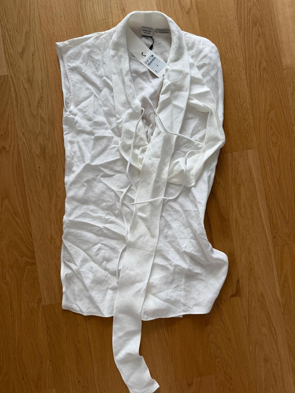 Massimo Dutti Tuniche: Massimo Dutti - Leinen-Tunikahemd Gr. S – Nuovo e nell'imballaggio originale da Bäch SZ venduto da ValentinaKH 2
