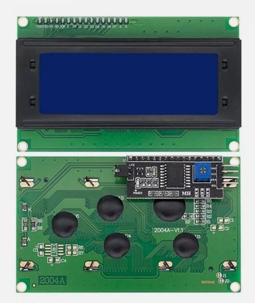 Componenti elettronici: LCD 2004 I2C Modul Display 20x4 Zeichen Beleuchtung Blau – Nuovo e nell'imballaggio originale da Münsterlingen venduto da Swissetronic 1