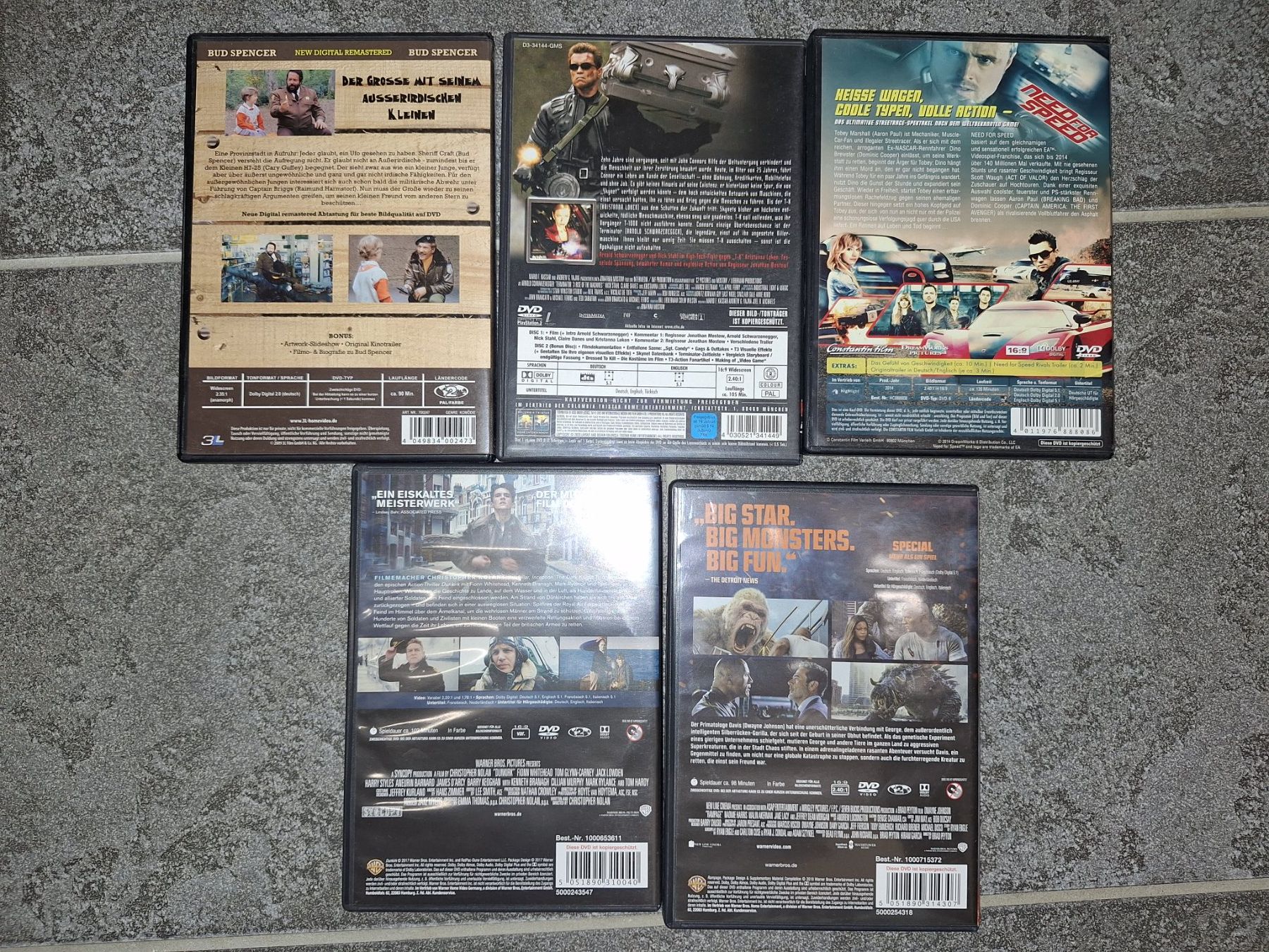 Alle DVDs: Bud Spencer, Terminator 3, Need for Speed, usw – Gebraucht aus Herznach von SusanneB0102 1