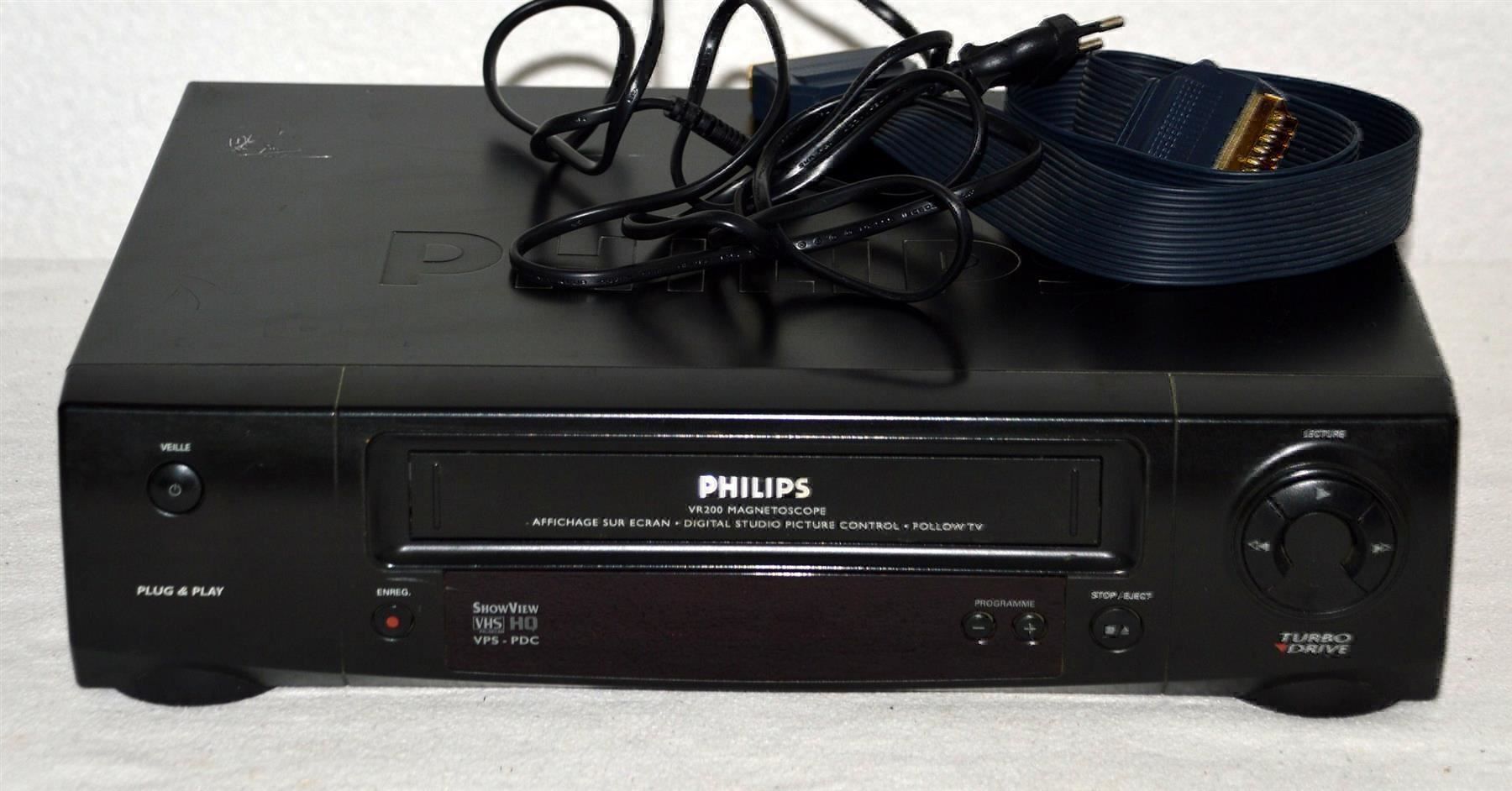 Philips Registratori: Videorecorder VHS  Philips VR200 magnétoscope – Usato da Collonges venduto da arashee