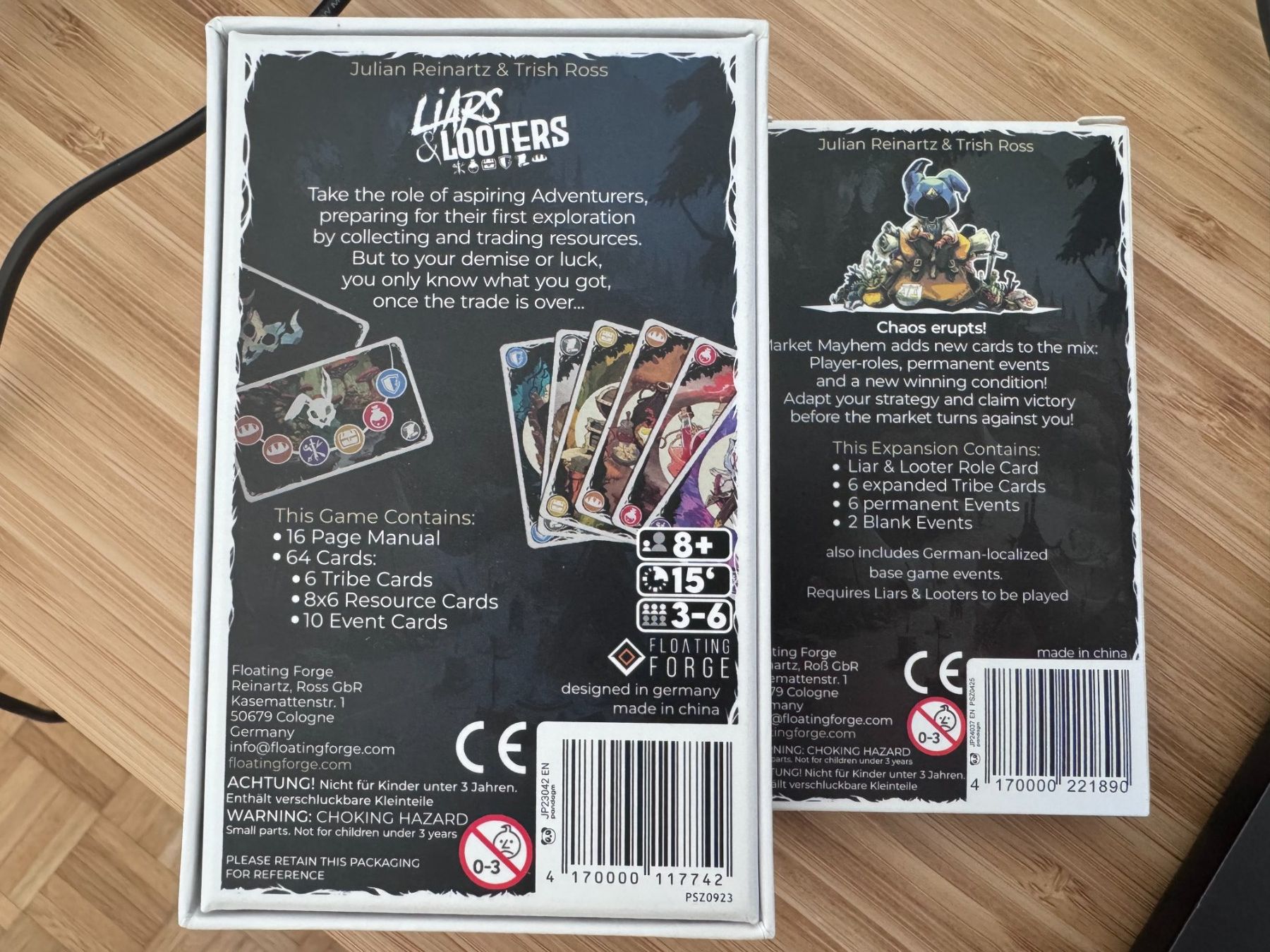 Giochi: Liars & Looters + Mayhem Erweiterung  - Kickstarter – Nuovo (secondo la descrizione) da Basel venduto da liz_kqf6 1
