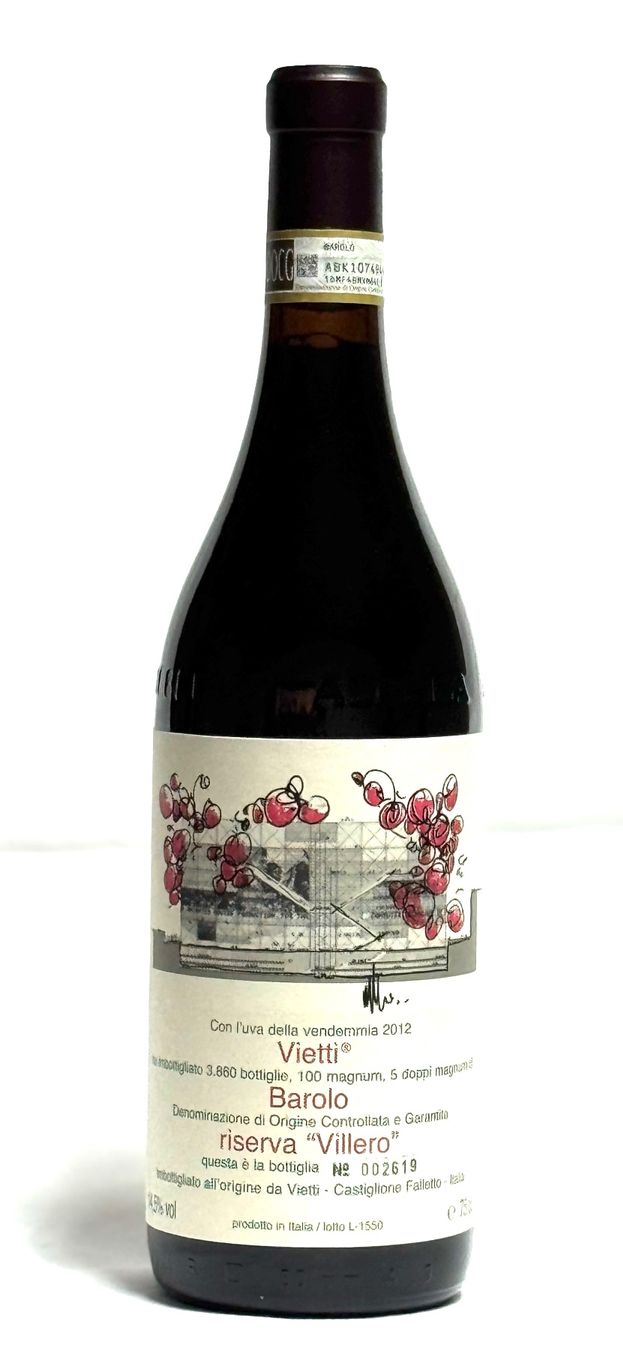 Wein: VIETTI Barolo Riserva Villero 2012 - 1x0.75 – Neu und originalverpackt aus Sils/Segl Baselgia von myCantina