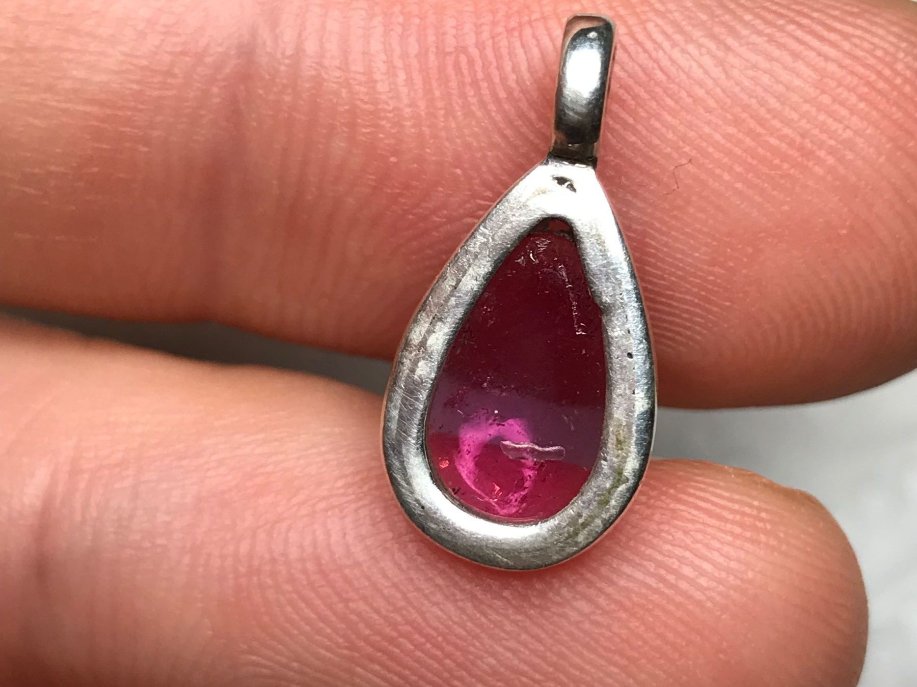 Ciondoli: pinker Turmalin Anhänger Silber 925 – Nuovo e nell'imballaggio originale da Biel venduto da djvalbnc 3