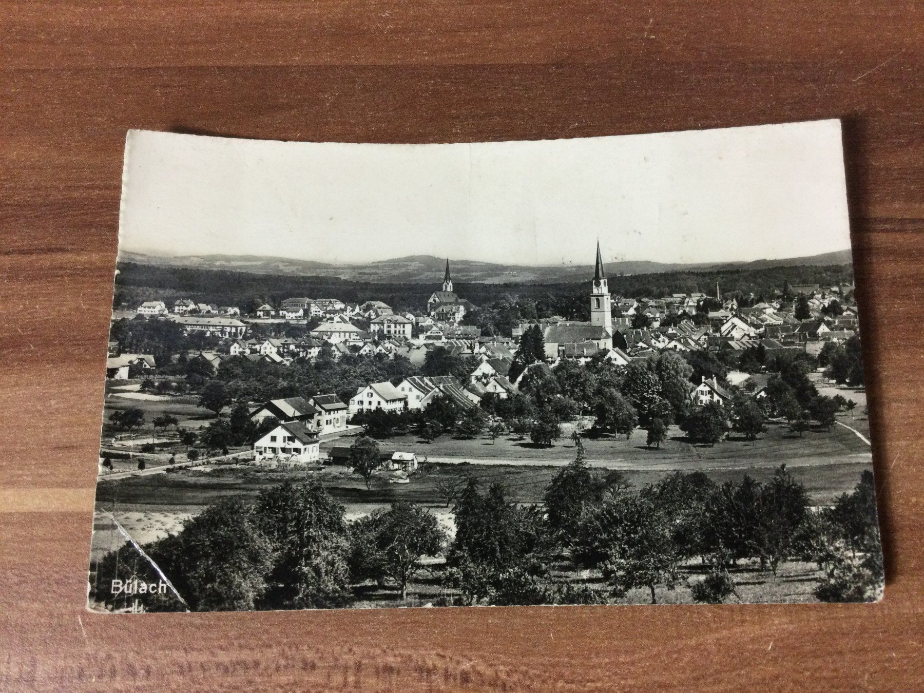 Cartes postales: Gebrauchte Ansichtskarte vom Dorf Bülach – D'occasion à Wangen SZ par kuriosum12