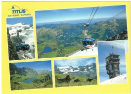 Engelberg - 5 Bild AK Titlis