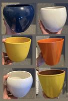 Lot de 6 cache-pots colorés - Déco Printemps!