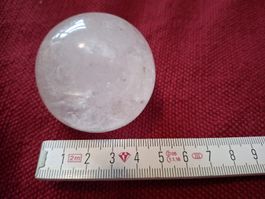 Bergkristall-Kugel, ca 4.5 cm Durchmesser guter Zustand