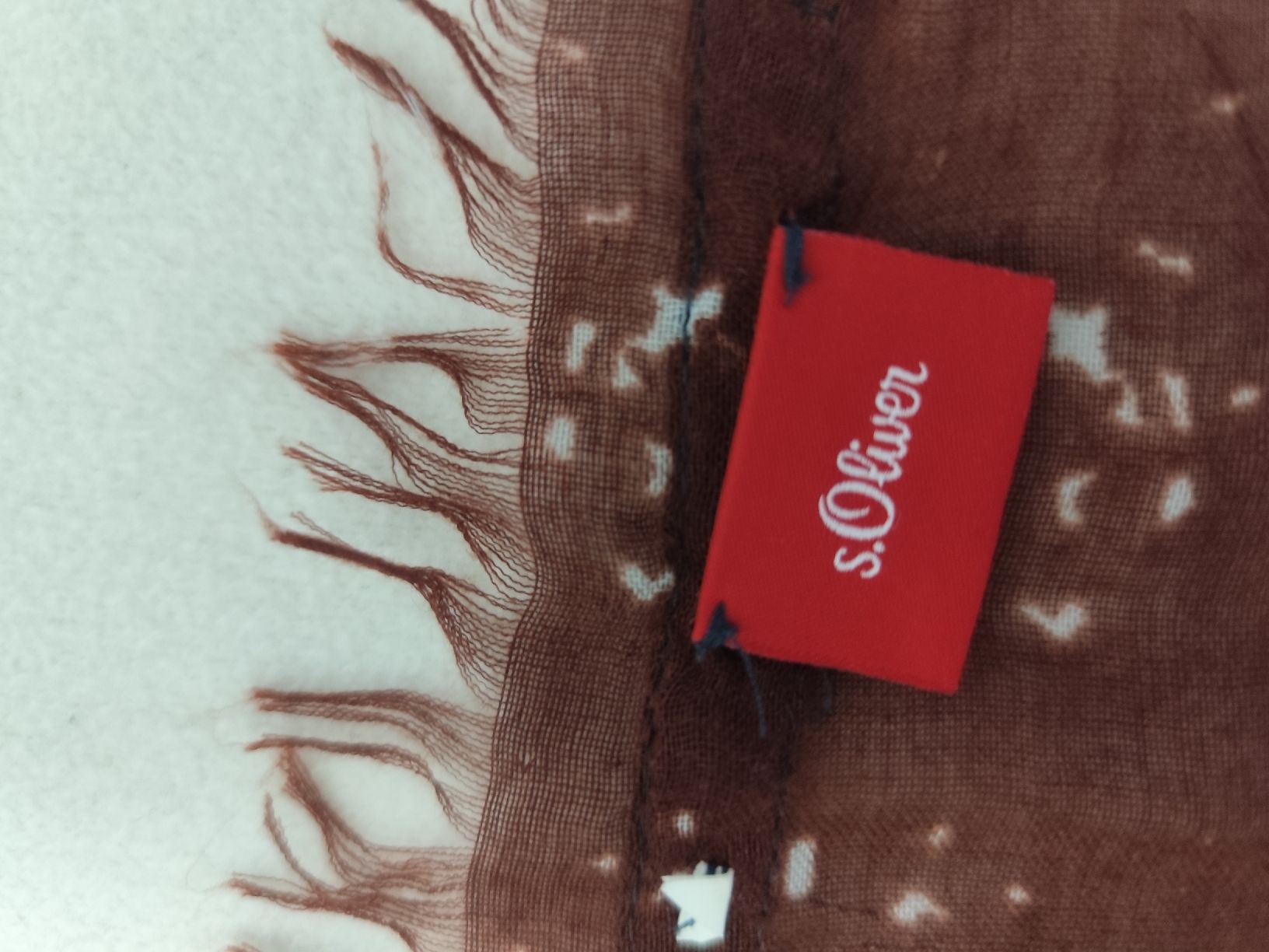 Foulard & Sciarpe: S.Oliver Schal, Top Zustand, Fransenoptik – Usato da Locarno venduto da DarjaRonco 1