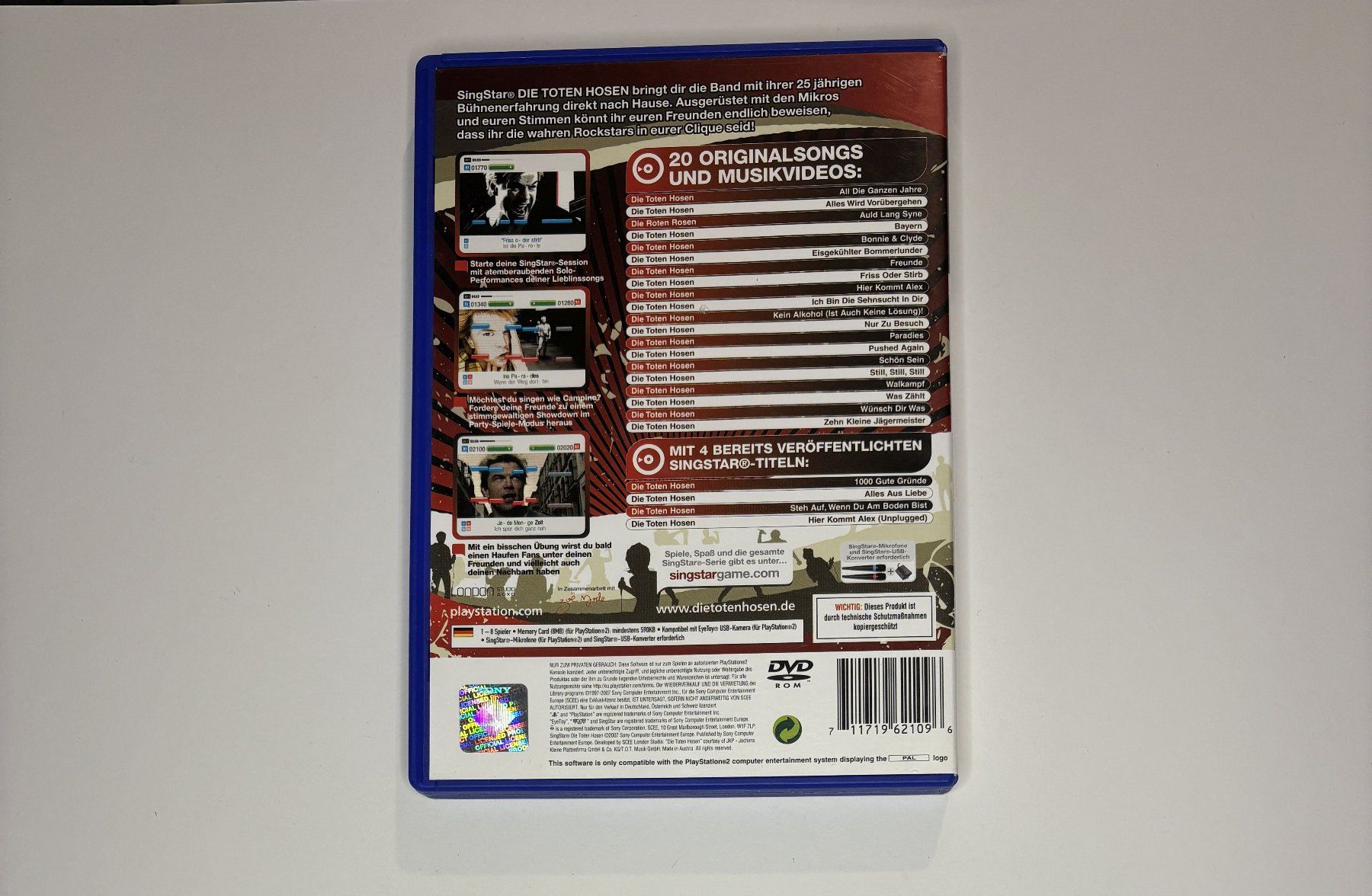 Giochi: PS2 - SingStar: Die Toten Hosen – Usato da Allschwil venduto da Bullach 2