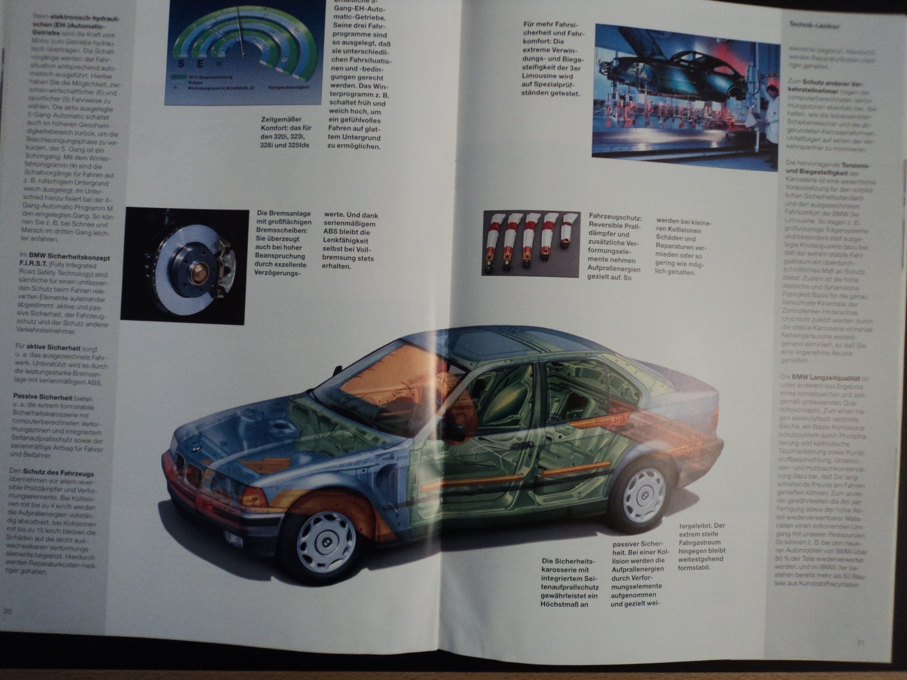 BMW Dokumente: Prospekt BMW 3er Limousine E36 1995 – Gebraucht aus Schwarzenburg von modelCARama 6