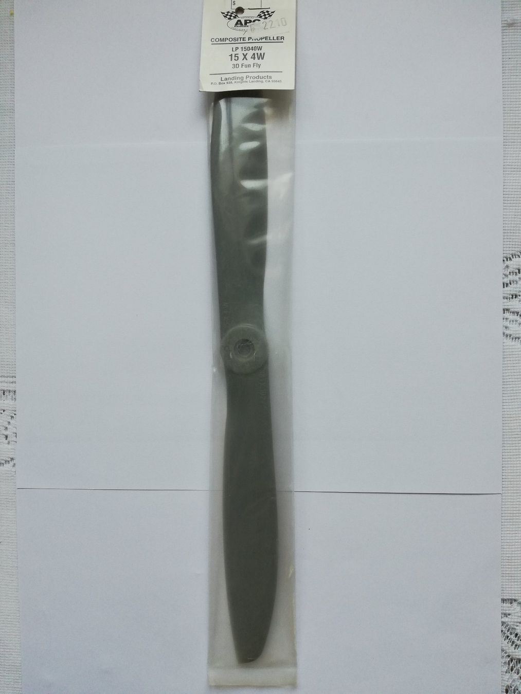 Modellismo RC: APC Propeller 2-Blatt 15 x 4W – Nuovo e nell'imballaggio originale da Flüh venduto da AMS-Modellbau